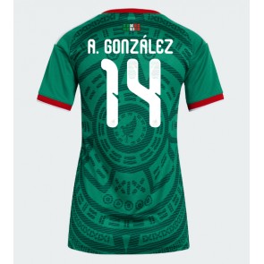 Meksiko Armando Gonzalez #14 Domaci Dres za Ženska SP 2026 Kratak Rukavima